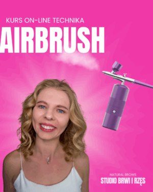 Airbrush brwi – szkolenie online z koloryzacji